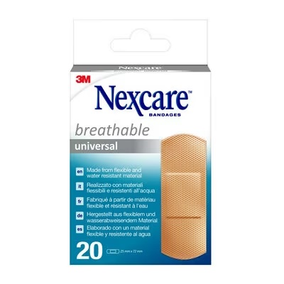 CEROTTO PREPARATO NEXCARE UNIVERSAL N0320NS-0 19X72MM 20 PEZZI - Farmasanitas 
