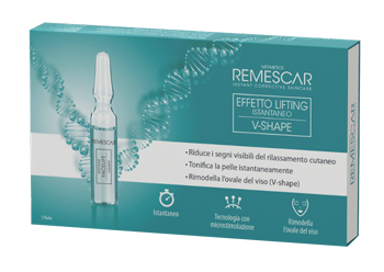 REMESCAR EFFETTO LIFTING ISTANTANEO V-SHAPE 5 FIALE X 2 ML - Farmasanitas 