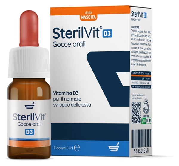 STERILVIT D3 GOCCE 5 ML - Farmasanitas 