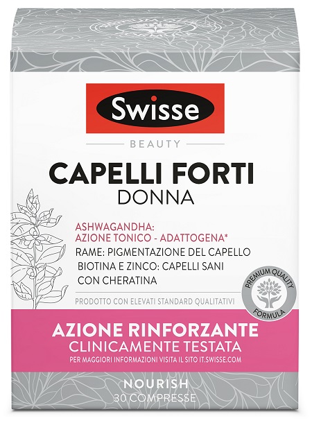 SWISSE CAPELLI FORTI DONNA 30 COMPRESSE - Farmasanitas 