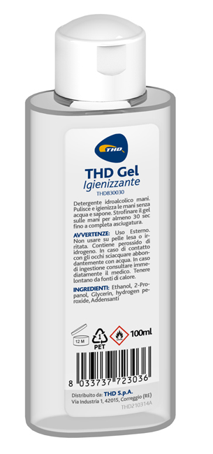THD GEL IGIENIZZANTE 100 ML - Farmasanitas 
