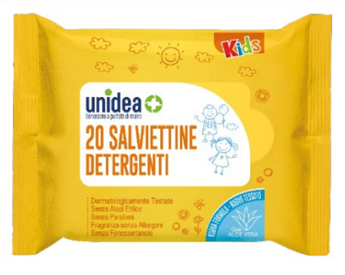 UNIDEA SALVIETTE UMIDIFICATE BABY POCKET 20 PEZZI - Farmasanitas 