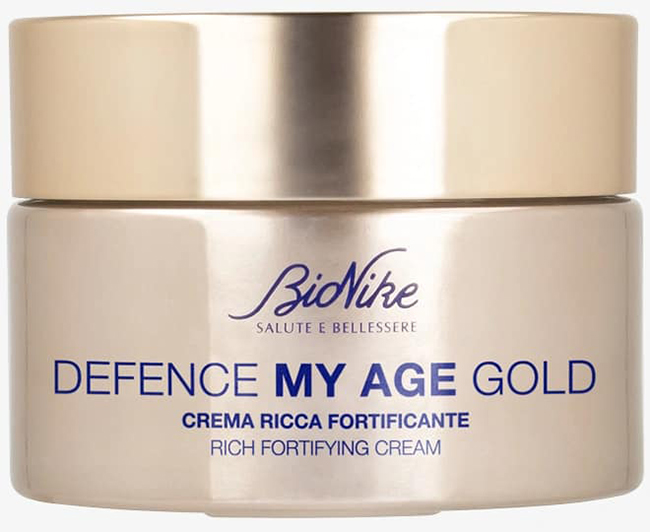 DEFENCE MY AGE GOLD CREMA RICCA FORTIFICANTE 50 ML - Farmasanitas 