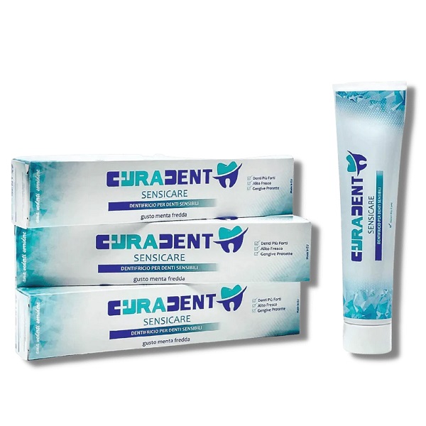 CURADENT DENTIFRICIO SENSICARE DENTI SENSIBILE 75 ML - Farmasanitas 
