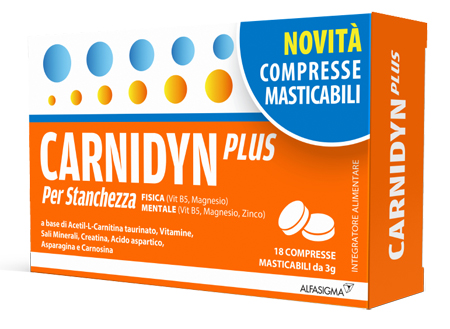 CARNIDYN PLUS 18 COMPRESSE MASTICABILI - Farmasanitas 
