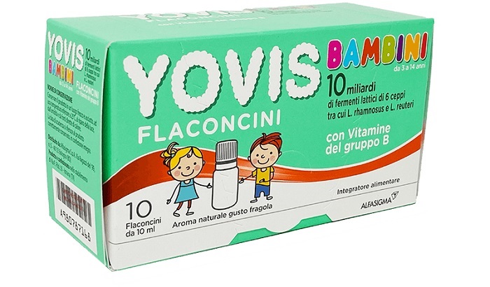 YOVIS BAMBINI FRAGOLA 10 FLACONCINI DA 10 ML - Farmasanitas 