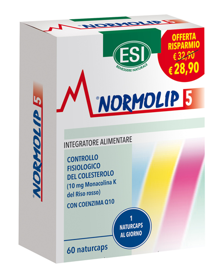 ESI NORMOLIP 5 60 NATURCAPS TAGLIO PREZZO - Farmasanitas 
