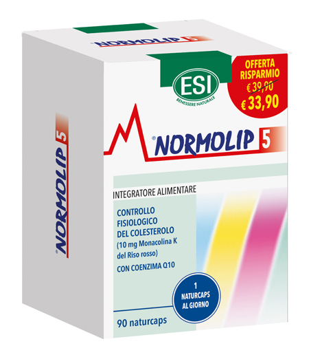 ESI NORMOLIP 5 90 NATURCAPS TAGLIO PREZZO - Farmasanitas 