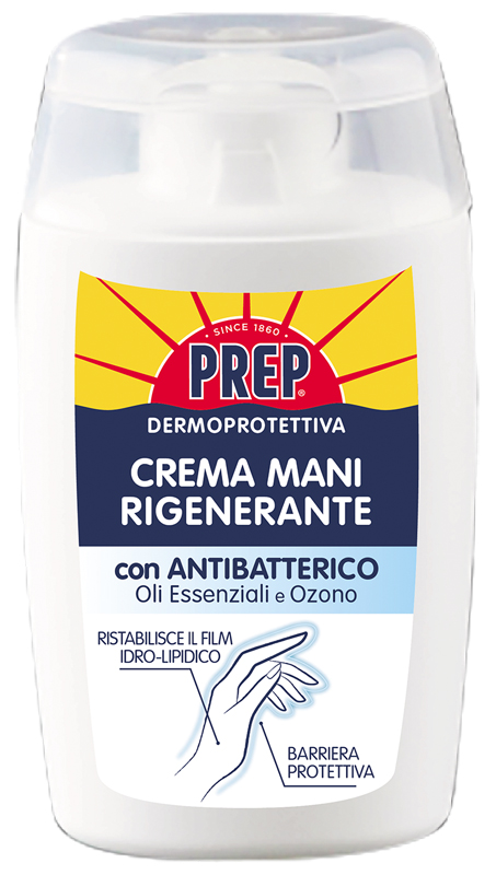 PREP CREMA MANI RIGENERANTE CON ANTIBATTERICO 100 ML - Farmasanitas 