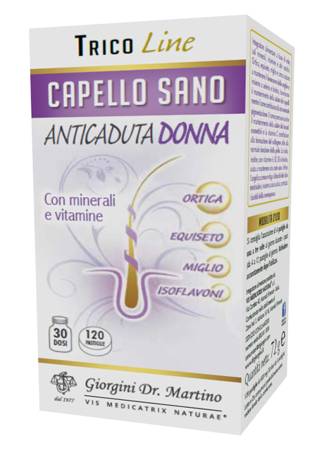 CAPELLO SANO ANTICADUTA DONNA 120 PASTIGLIE - Farmasanitas 