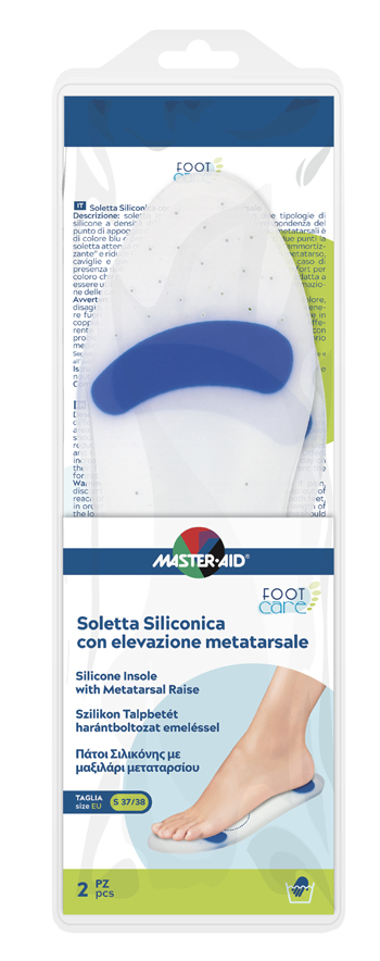 SOLETTA SILICONICA MASTER-AID FOOTCARE SMALL 37-38 METATARSO I4 - Farmasanitas 
