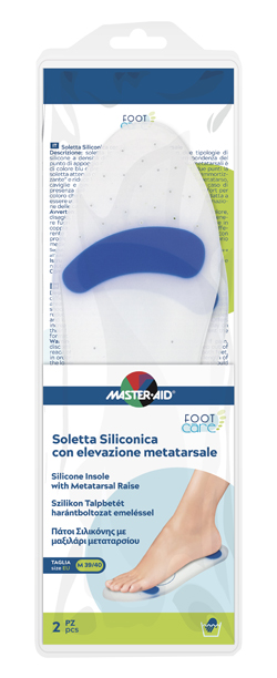 SOLETTA SILICONICA MASTER-AID FOOTCARE MEDIUM 39-40 METATARSO I5 - Farmasanitas 