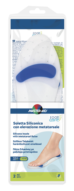 SOLETTA SILICONICA MASTER-AID FOOTCARE LARGE 41-42 METATARSO I6 - Farmasanitas 
