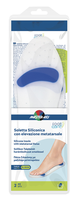 SOLETTA SILICONICA MASTER-AID FOOTCARE XL 43-44 METATARSO I7 - Farmasanitas 