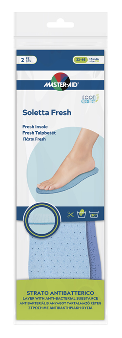 MASTER-AID FOOTCARE SOLETTA FRESH RITAGLIABILE 2 PEZZI I2 - Farmasanitas 