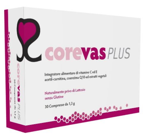 COREVAS PLUS 30 COMPRESSE - Farmasanitas 