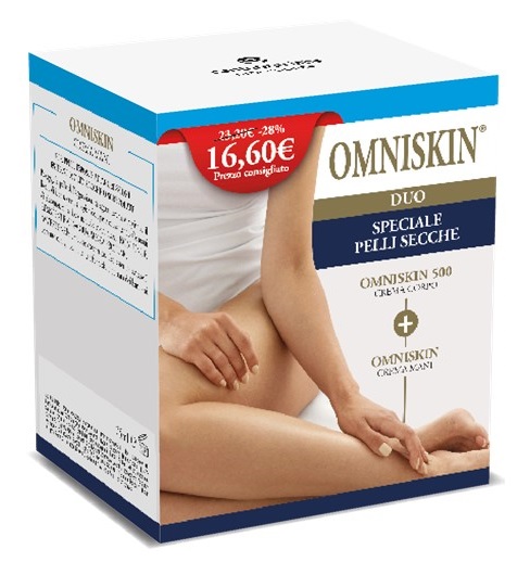 OMNISKIN DUO 2 PEZZI OMNISKIN MANI 75 ML + OMNISKIN CREMA 500 ML - Farmasanitas 