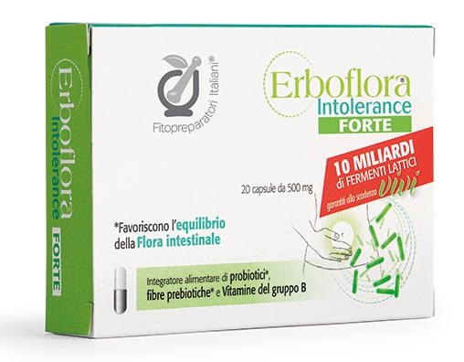 FITOPREPARATORI ITALIANI ERBOFLORA INTOLERANCE FT 20 CAPSULE - Farmasanitas 