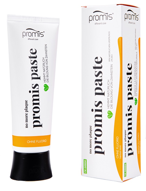 PROMIS DENTIFRICIO CON FLUORO 75 ML - Farmasanitas 