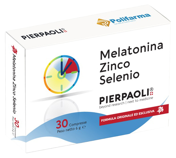 MELATONINA ZINCO SELENIO PIERPAOLI 30 COMPRESSE - Farmasanitas 
