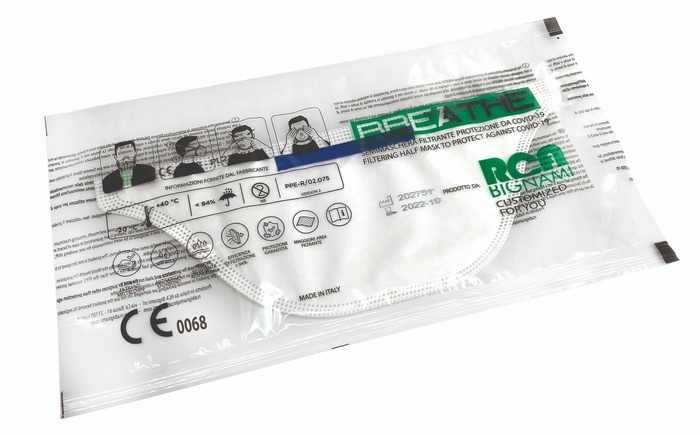 BREATHE MASCHERINA FFP2 NON RIUTILIZZABILE 1 PEZZO - Farmasanitas 