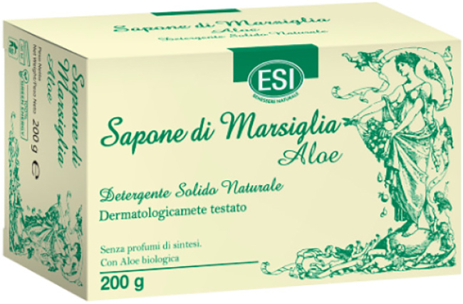 ESI SAPONE DI MARSIGLIA ALOE 200 G - Farmasanitas 