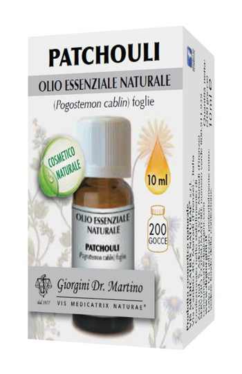 PATCHOULI OLIO ESSENZIALE NATURALE FOGLIE 10 ML - Farmasanitas 