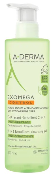 EXOMEGA CONTROL GEL LAVANT 2IN1 500 ML - Farmasanitas 