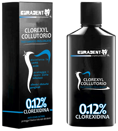 CURADENT CLOREXYL 0,12% CLOREXIDINA 250 ML - Farmasanitas 