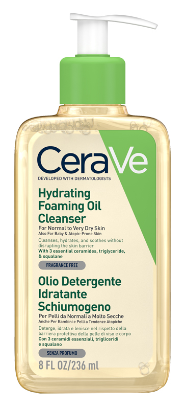 CERAVE HYDRATING OIL CLEANSER 236 ML - Farmasanitas 