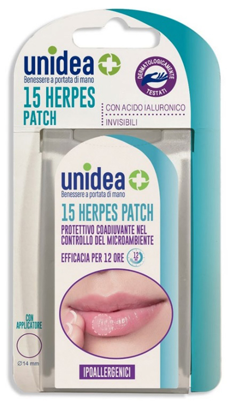 UNIDEA HERPES PATCH 15 PEZZI - Farmasanitas 