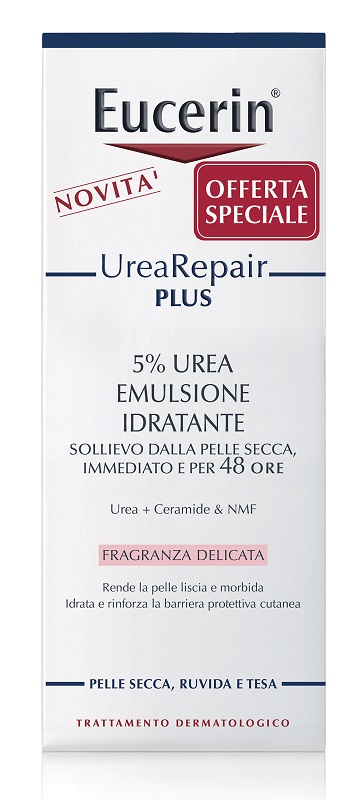 EUCERIN UREAREPAIR PLUS 5% UREA EMULSIONE IDRATANTE 250 ML PROMO - Farmasanitas 