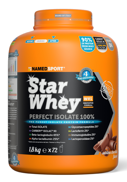 STAR WHEY ISOLATE SUBLIME CHOCOLATE 1,8 KG - Farmasanitas 