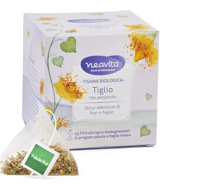 NEAVITA FILTROSCRIGNO TIGLIO FIORI E BRATTEE BIO 15 FILTRI 1,8 G - Farmasanitas 