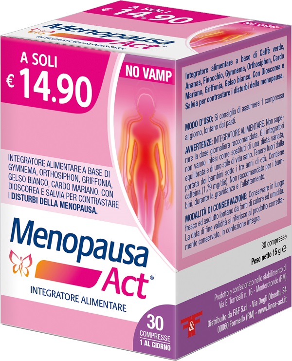 MENOPAUSA ACT 30 COMPRESSE - Farmasanitas 