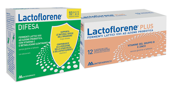 LACTOFLORENE PLUS 12 FLACONCINI + DIFESA 10 BUSTINE - Farmasanitas 