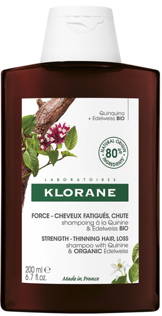 KLORANE SHAMPOO CHININA-STELLA ALPINA BIO 400 ML - Farmasanitas 