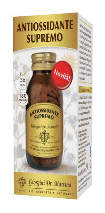 ANTIOSSIDANTE SUPREMO 180 PASTIGLIE - Farmasanitas 