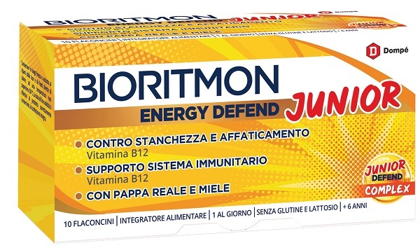 BIORITMON ENERGY DEFEND JUNIOR 10 FLACONCINI 10 ML - Farmasanitas 
