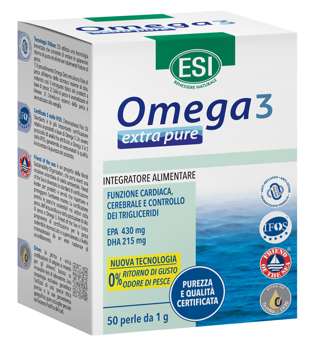 ESI OMEGA 3 EXTRA PURE 50 PERLE - Farmasanitas 