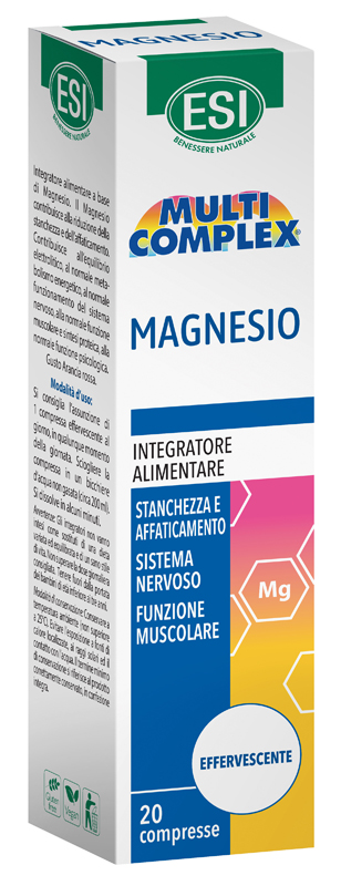 ESI MULTICOMPLEX MAGNESIO 20 COMPRESSE EFFERVESCENTI - Farmasanitas 