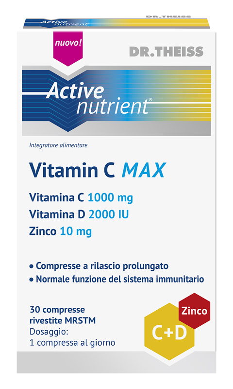 THEISS ACTIVE NUTRIENT VITAMIN C MAX 30 COMPRESSE - Farmasanitas 