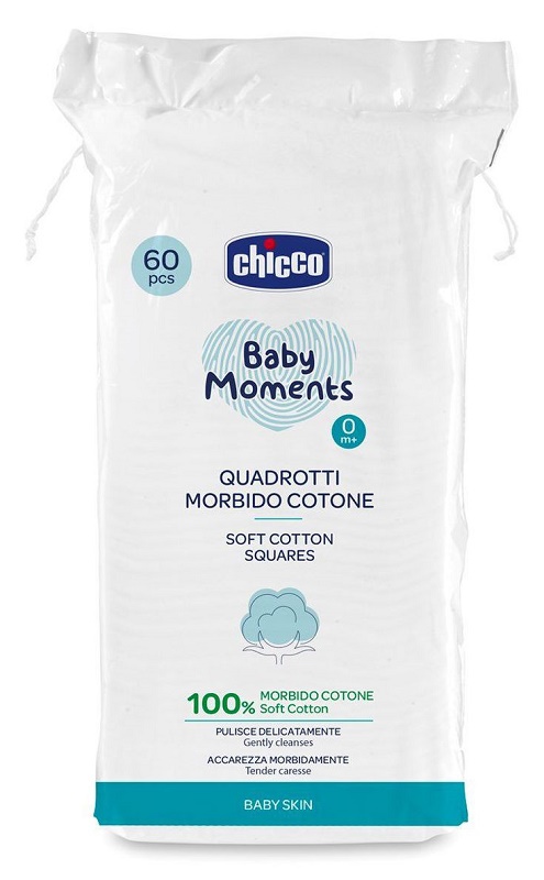 CHICCO BABY MOMENTS QUADROTTI 60 PEZZI - Farmasanitas 