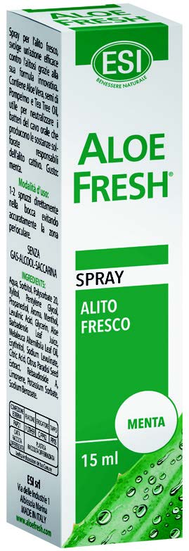 ESI ALOE FRESH SPRAY ALITO MENTA FORTE 15 ML - Farmasanitas 