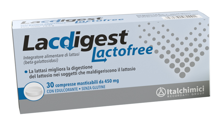 LACDIGEST LACTOFREE 30 COMPRESSE MASTICABILI - Farmasanitas 