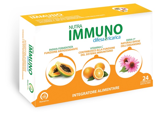 NUTRA IMMUNO RICARICA & DIFESA 24 COMPRESSE - Farmasanitas 