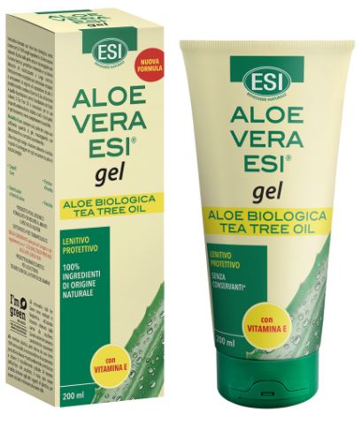 ESI ALOE VERA GEL VITAMINA E + TEA TREE 200 ML - Farmasanitas 