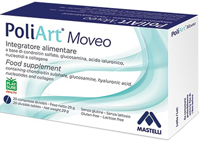 POLIART MOVEO 20 COMPRESSE DIVISIBILI NON RIVESTITE - Farmasanitas 