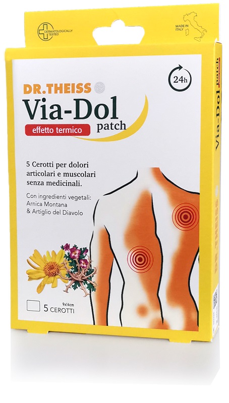 THEISS VIA-DOL PATCH EFFETTO TERMICO 5 PEZZI - Farmasanitas 