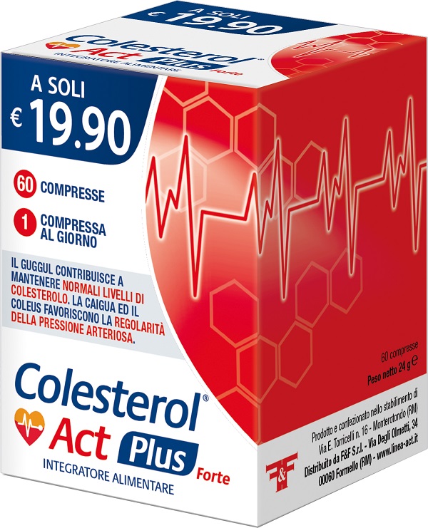 COLESTEROL ACT PLUS FORTE 60 COMPRESSE - Farmasanitas 